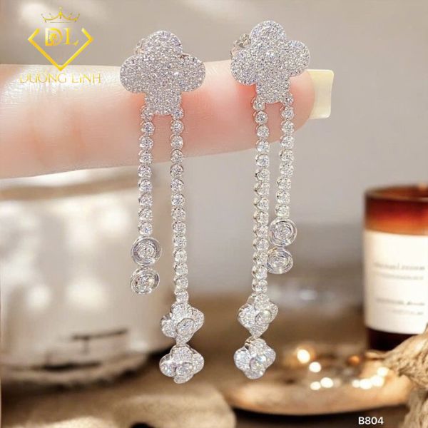 Bông Tai Kim Cương – B804